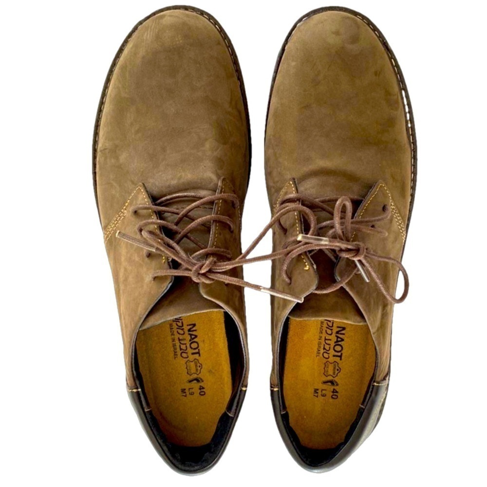 Naot Chief Brown Men's Lace-Up Shoes.